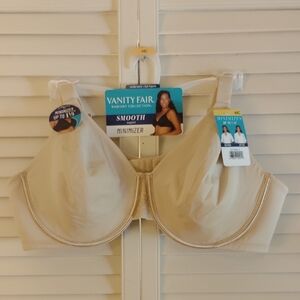 Vanity Fair Women's Smooth Minimizer Bra - Cream